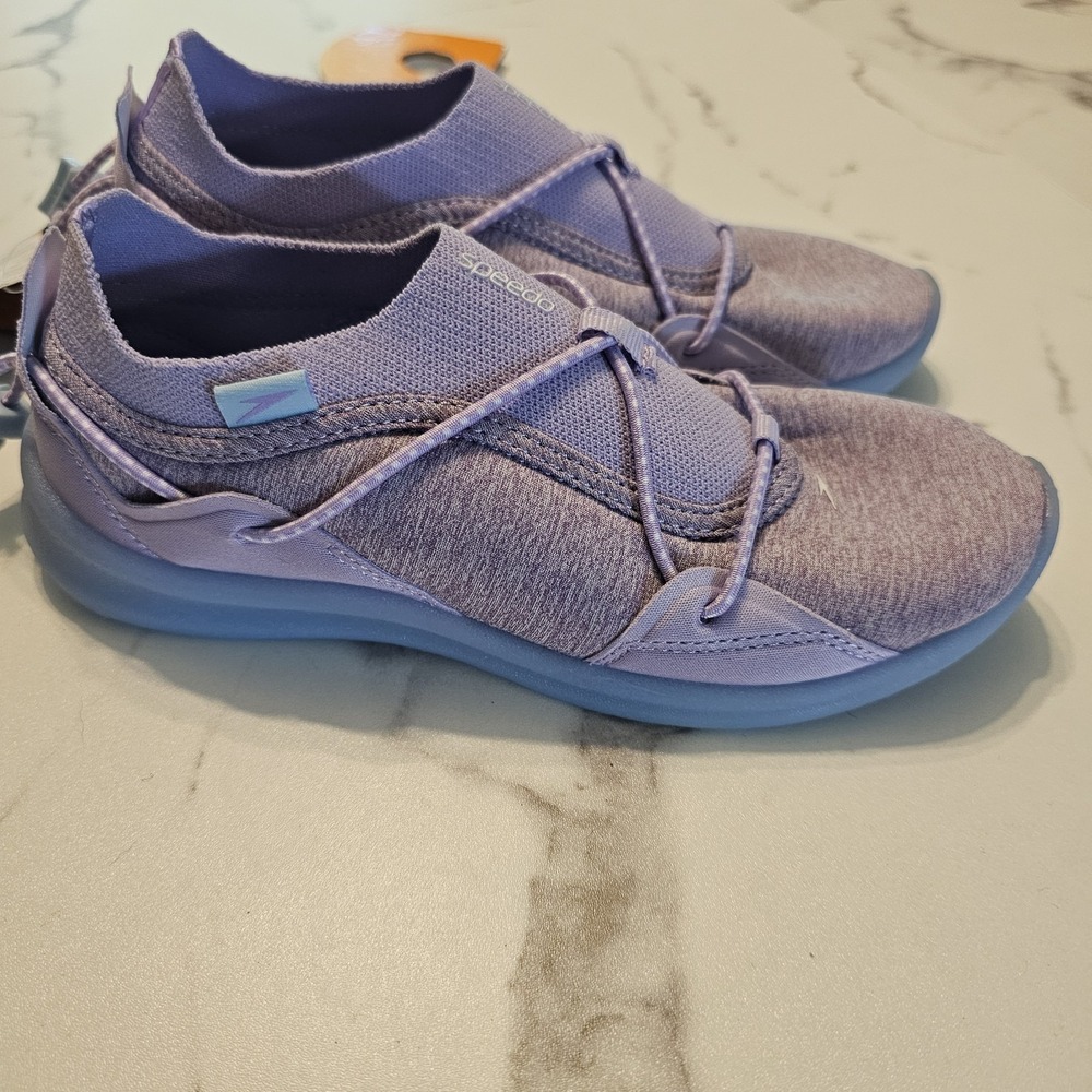 Speedo Aqua Trek Water Shoes Kids‎ Junior Size 13-1 Lavender Breeze Hawaii NWT